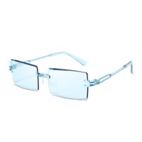 Simple Style Solid Color Pc Square Frameless Women's Sunglasses sku image 22