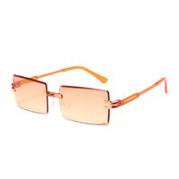 Einfacher Stil Einfarbig Pc Quadrat Rahmenlos Sonnenbrille Der Frauen sku image 50
