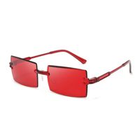 Simple Style Solid Color Pc Square Frameless Women's Sunglasses sku image 5
