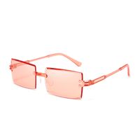 Simple Style Solid Color Pc Square Frameless Women's Sunglasses sku image 14