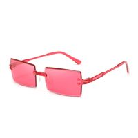 Simple Style Solid Color Pc Square Frameless Women's Sunglasses sku image 17