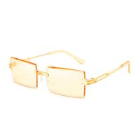 Einfacher Stil Einfarbig Pc Quadrat Rahmenlos Sonnenbrille Der Frauen sku image 23