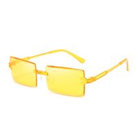 Simple Style Solid Color Pc Square Frameless Women's Sunglasses sku image 27