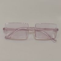 Simple Style Solid Color Pc Square Frameless Women's Sunglasses sku image 34