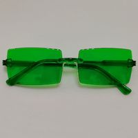 Einfacher Stil Einfarbig Pc Quadrat Rahmenlos Sonnenbrille Der Frauen sku image 38