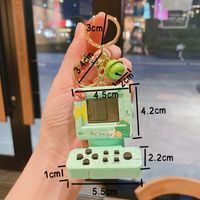 1 Piece Cute Game Console Metal Patchwork Women's Keychain sku image 3
