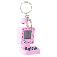 1 Piece Cute Game Console Metal Patchwork Women's Keychain main image 3
