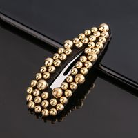 Fashion Water Droplets Imitation Pearl Inlay Pearl Hair Clip 1 Piece sku image 2