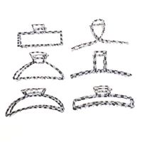 Simple Style Plaid Arylic Acetic Acid Sheets Metal Printing Hair Clip Hair Band Hair Claws 1 Piece main image 5