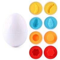 Early Education Patchwork Color Identification 12 Simulation Egg Toys main image 4