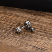 1 Piece Fashion Skull Stainless Steel Ear Studs main image 5