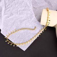 Simple Style Geometric Stainless Steel Plating Women's Anklet main image 3