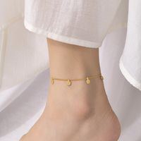 Simple Style Geometric Stainless Steel Plating Women's Anklet sku image 2