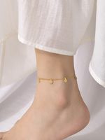 Simple Style Geometric Stainless Steel Plating Women's Anklet main image 5