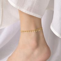 Simple Style Geometric Stainless Steel Plating Women's Anklet sku image 3