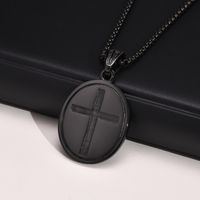 Fashion Portrait Stainless Steel Plating Pendant Necklace 1 Piece main image 5