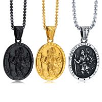 Fashion Portrait Stainless Steel Plating Pendant Necklace 1 Piece main image 1
