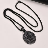 Fashion Portrait Stainless Steel Plating Pendant Necklace 1 Piece main image 3