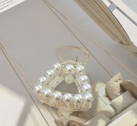 Fashion Geometric Resin Inlay Artificial Pearls Hair Claws sku image 6