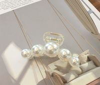 Fashion Geometric Resin Inlay Artificial Pearls Hair Claws sku image 8