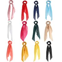 Simple Style Solid Color Cloth Ribbon Hair Tie 1 Piece main image 3