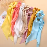 Simple Style Solid Color Cloth Ribbon Hair Tie 1 Piece main image 2
