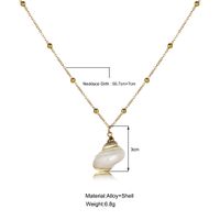1 Piece Fashion Conch Alloy Shell Women's Pendant Necklace main image 2