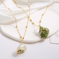 1 Piece Fashion Conch Alloy Shell Women's Pendant Necklace main image 1