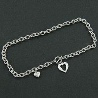 Fashion Heart Shape Titanium Steel Plating Women's Pendant Necklace main image 5