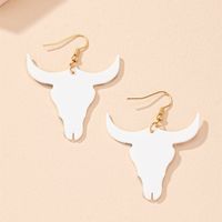 1 Pair Fashion Cows Arylic Women's Drop Earrings main image 4