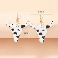 1 Pair Fashion Cows Arylic Women's Drop Earrings main image 3