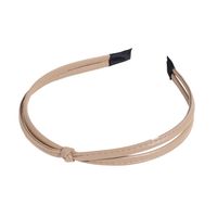 Simple Style Solid Color Leather Hair Band 1 Piece main image 2