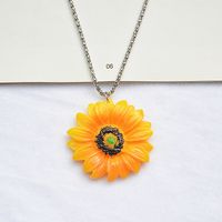 Fashion Fruit Stainless Steel Resin Plating Pendant Necklace 1 Piece main image 4