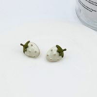 1 Pair Simple Style Fruit Alloy Enamel Women's Ear Studs main image 5