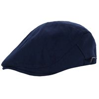 Men's Fashion Solid Color Beret Hat main image 4