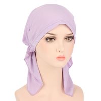 Mujeres Estilo Étnico Color Sólido Sin Alero Sombrero De Beanie main image 4