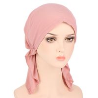 Women's Ethnic Style Solid Color Eaveless Beanie Hat sku image 5