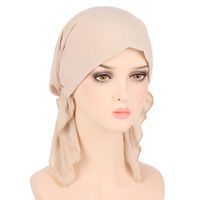 Women's Ethnic Style Solid Color Eaveless Beanie Hat sku image 9