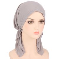 Women's Ethnic Style Solid Color Eaveless Beanie Hat sku image 10