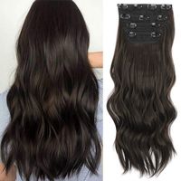 Women's Fashion Street High Temperature Wire Centre Parting Long Curly Hair Wigs main image 2
