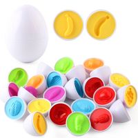 Early Education Patchwork Color Identification 12 Simulation Egg Toys sku image 1