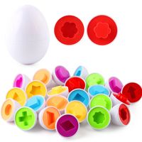 Early Education Patchwork Color Identification 12 Simulation Egg Toys sku image 2
