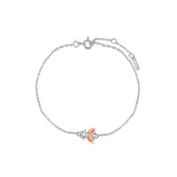 Bracelets Artificiels De Strass De Placage D'argent Sterling D'abeille De Mode 1 Morceau sku image 11