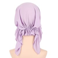 Women's Ethnic Style Solid Color Eaveless Beanie Hat main image 2