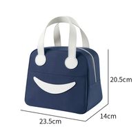 Cute Smiley Face Polyester Bento Bag sku image 5