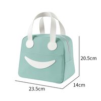 Cute Smiley Face Polyester Bento Bag sku image 4