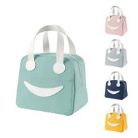 Cute Smiley Face Polyester Bento Bag main image 3