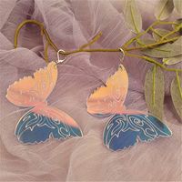 1 Pair Retro Butterfly Arylic Women's Drop Earrings sku image 1