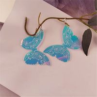 1 Pair Retro Butterfly Arylic Women's Drop Earrings main image 4