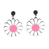 1 Pair Sweet Flower Arylic Women's Drop Earrings main image 1